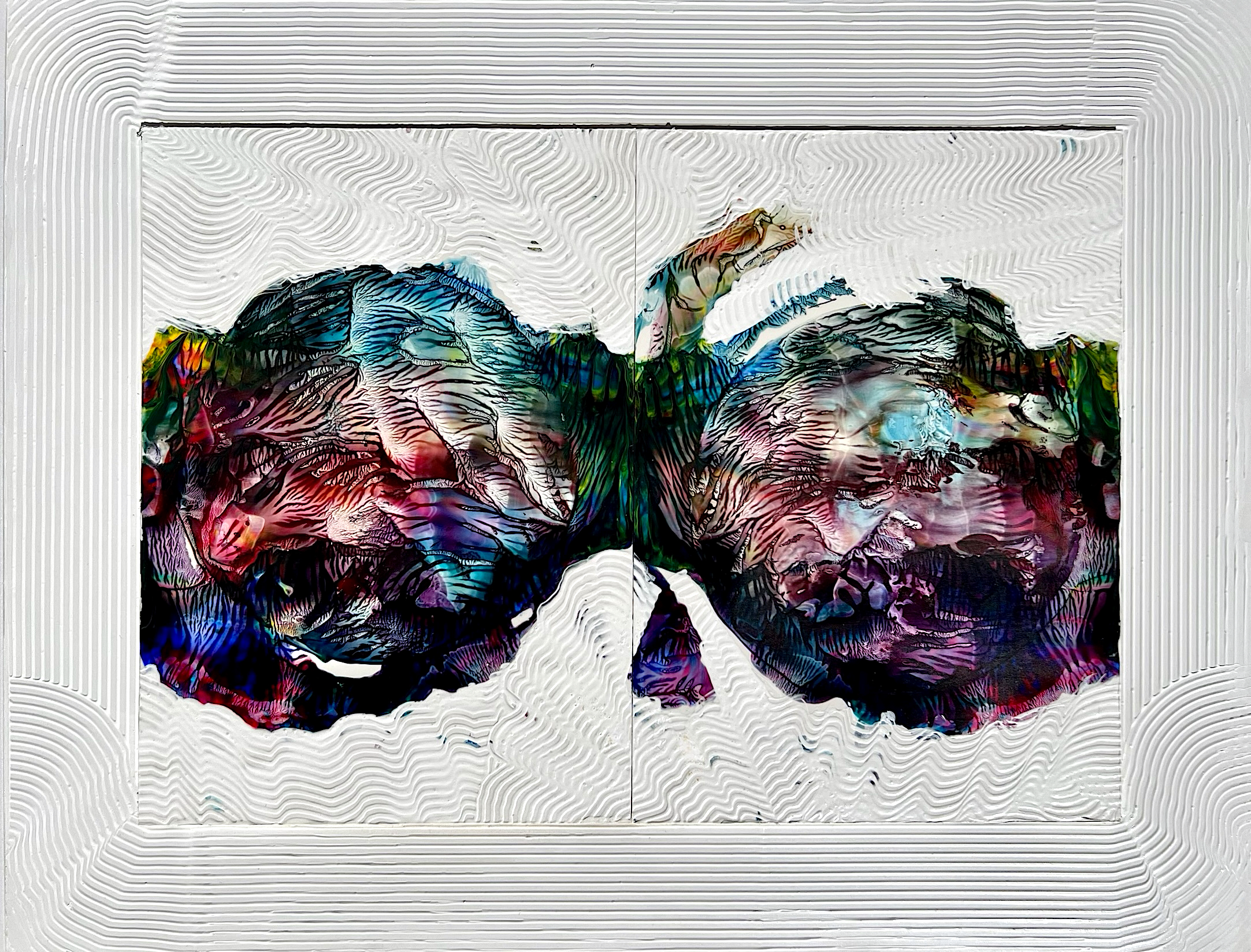 Duralit Üzerine Akrilik 30x40 cm Yansımalar II 2024